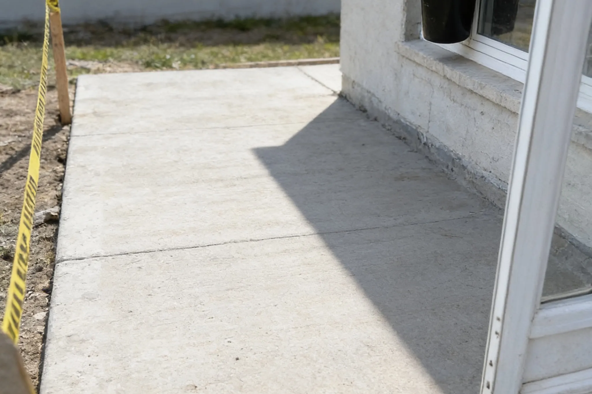 A concrete foundation wall, Southern Ontario