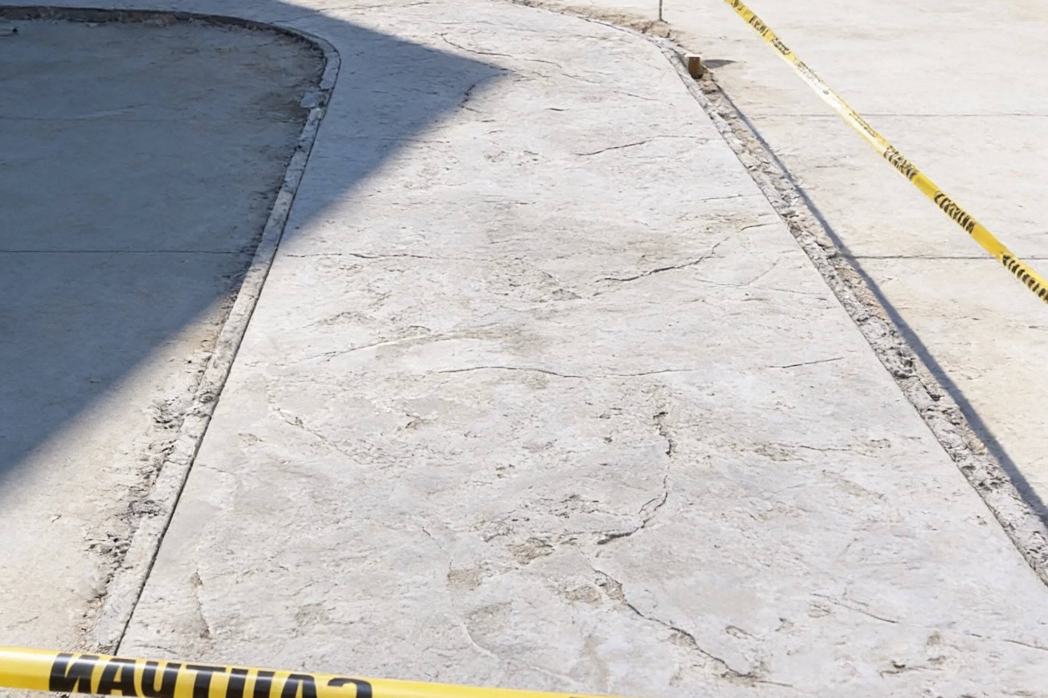 A residential concrete patio, Southern Ontario
