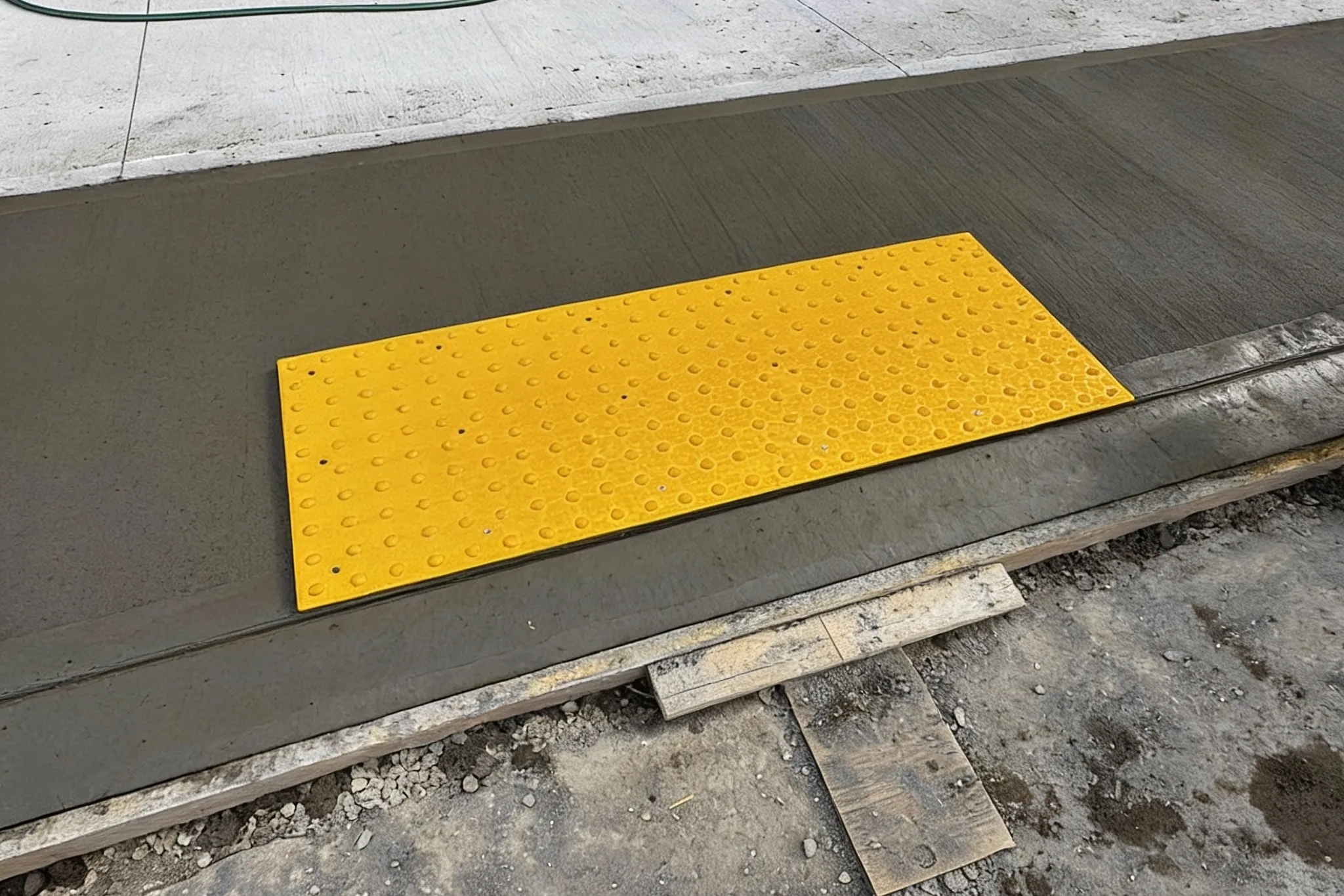 A finished concrete slab, Southern Ontario