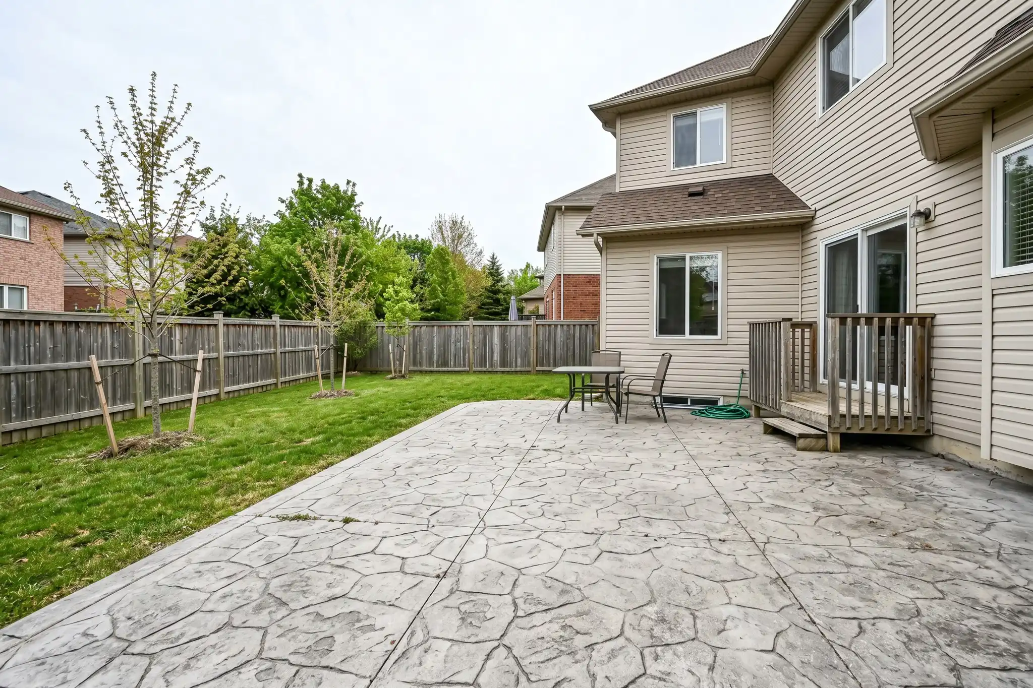A residential concrete driveway, Waterloo Region, Ontario