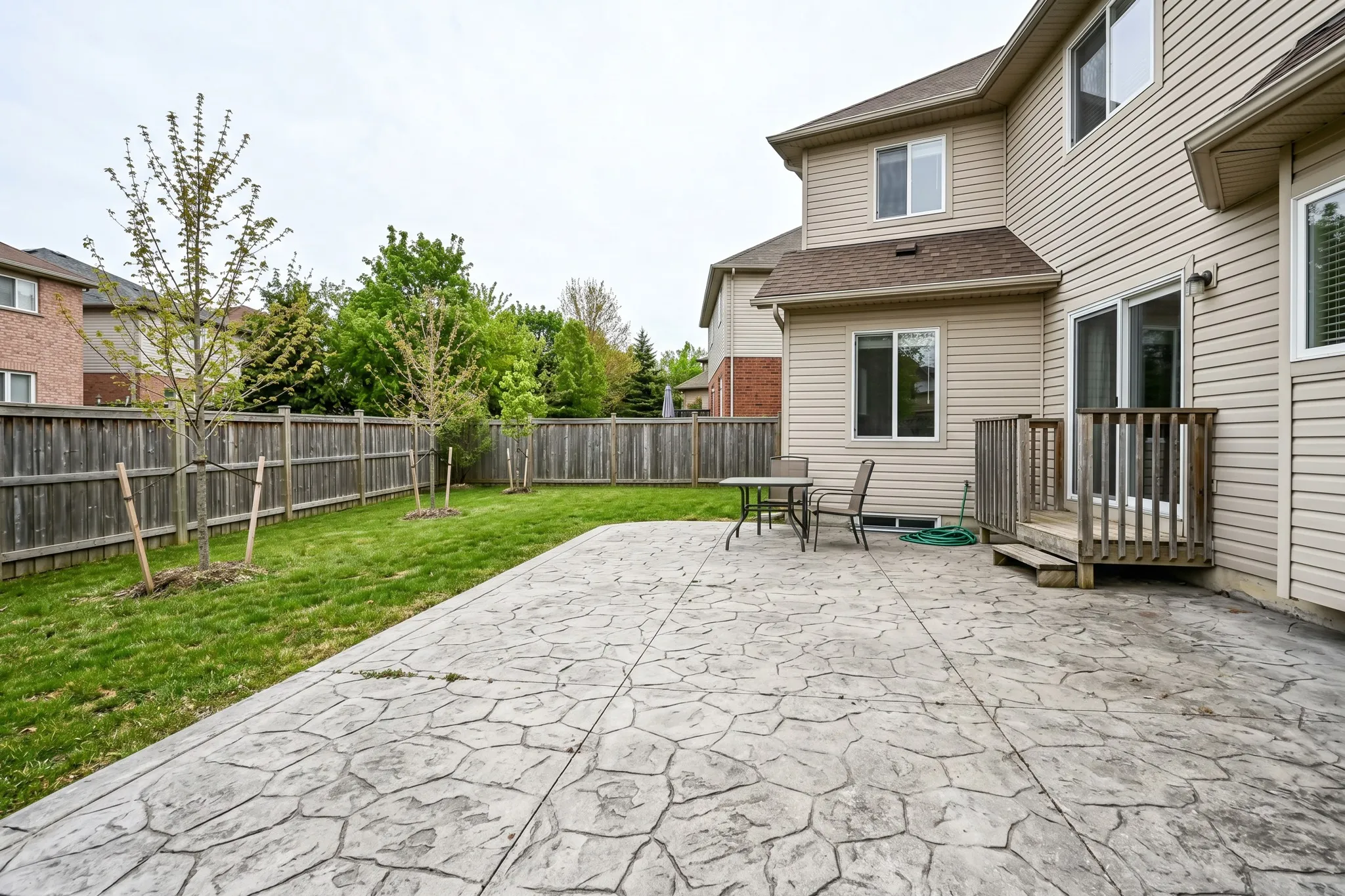 A residential concrete driveway, Waterloo Region, Ontario