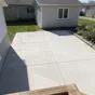 Finished concrete driveway, Southern Ontario