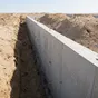 Parged foundation wall, Southern Ontario